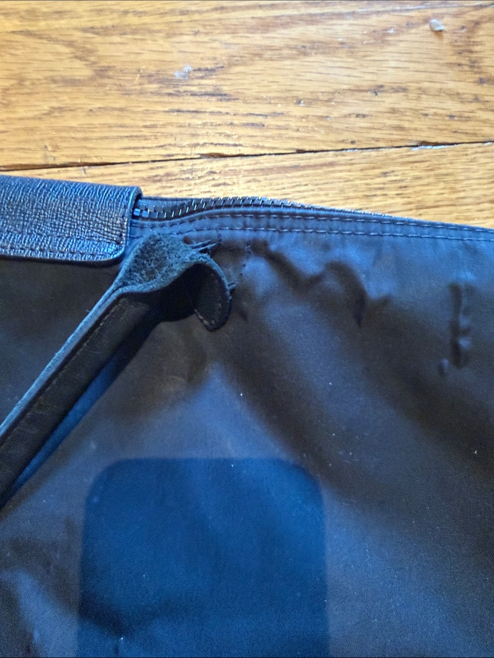 Longchamp Black Le Pilage Tote with silver hardware - Picture 10 of 10